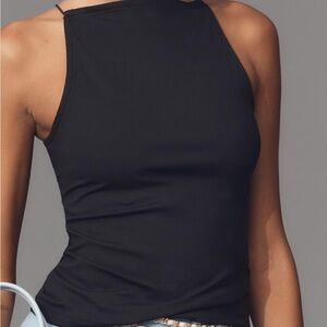 Maeve Black Sleeveless Tank Top